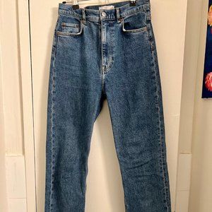 & Other Stories Straight Leg Jeans, Size 27